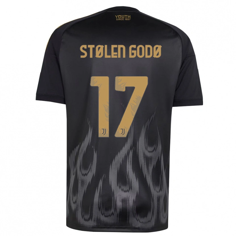 Danxen Men Emma Stølen Godø #17 Black Brown Third Jersey 2026/27 T-Shirt