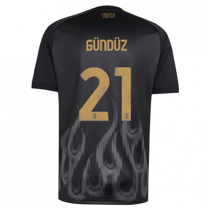 Danxen Men Teoman Gündüz #21 Black Brown Third Jersey 2026/27 T-Shirt