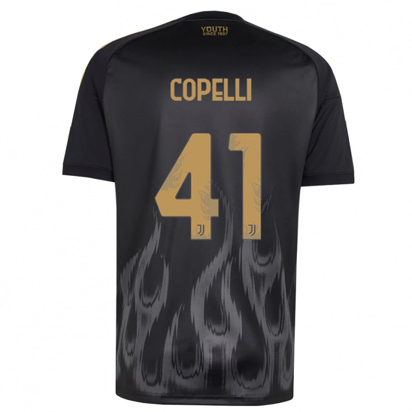 Danxen Men Anna Copelli #41 Black Brown Third Jersey 2026/27 T-Shirt