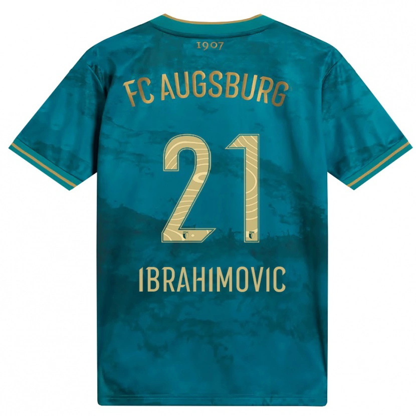Danxen Men Arijon Ibrahimovic #21 Green Brown Away Jersey 2026/27 T-Shirt