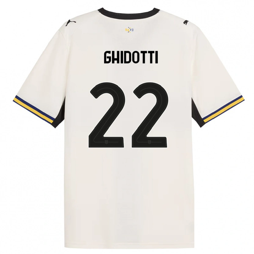 Danxen Men Simone Ghidotti #22 Off-White Black Yellow Home Jersey 2026/27 T-Shirt