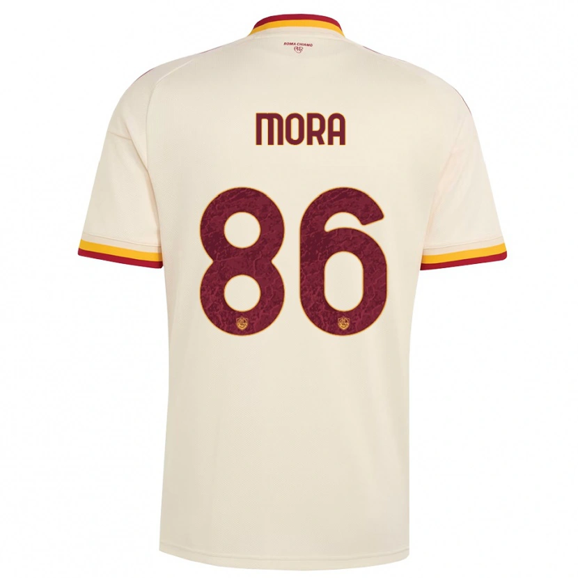 Danxen Women Rodrigo Mora #86 Champagne Red Yellow Away Jersey 2026/27 T-Shirt