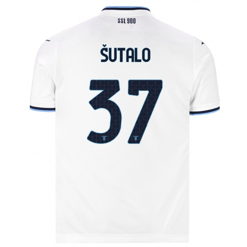 Danxen Women Josip Sutalo #37 White Navy Blue Away Jersey 2026/27 T-Shirt