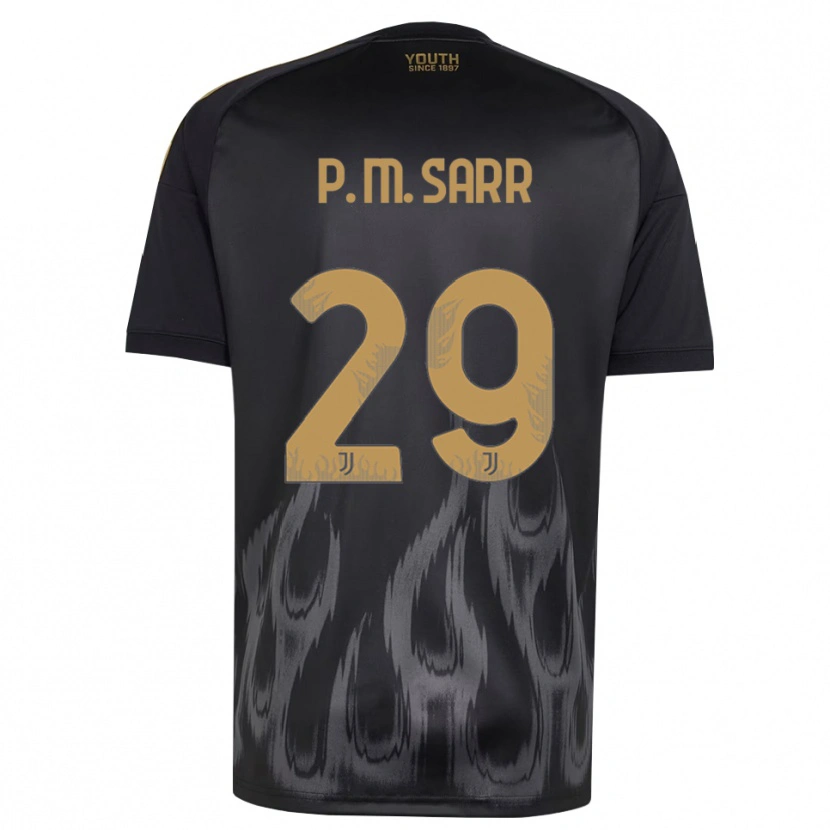 Danxen Women Pape Matar Sarr #29 Black Brown Third Jersey 2026/27 T-Shirt