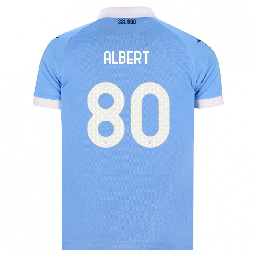 Danxen Women Albert Gudmundsson #80 Sky Blue Black White Home Jersey 2026/27 T-Shirt