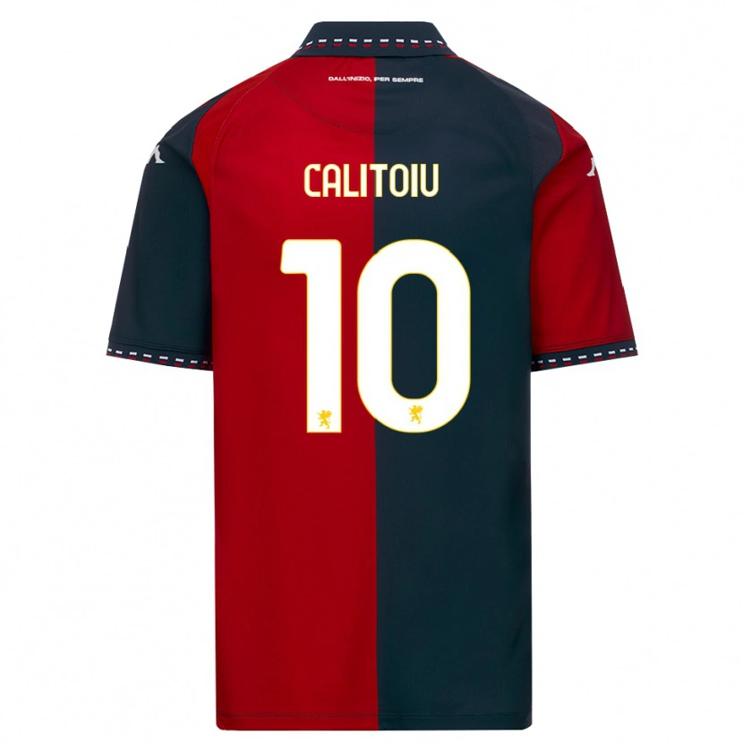 Danxen Women Mihai Calițoiu #10 Red Black White Home Jersey 2026/27 T-Shirt