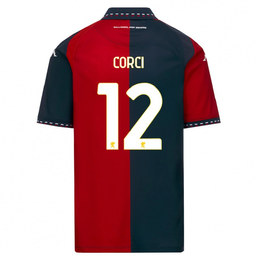 Danxen Women Tommaso Corci #12 Red Black White Home Jersey 2026/27 T-Shirt
