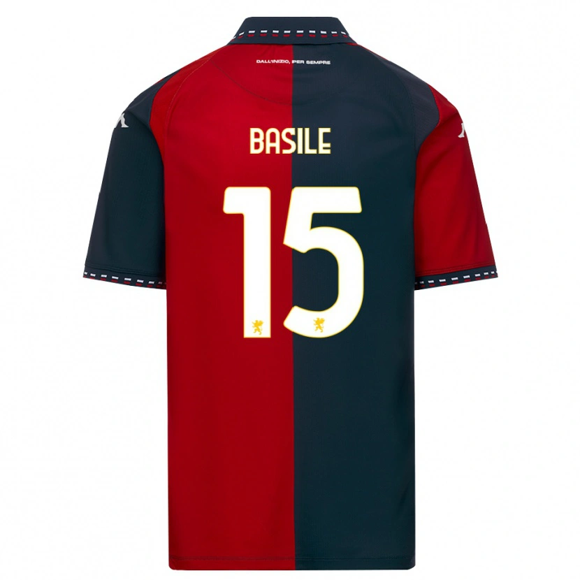 Danxen Women Cosimo Basile #15 Red Black White Home Jersey 2026/27 T-Shirt