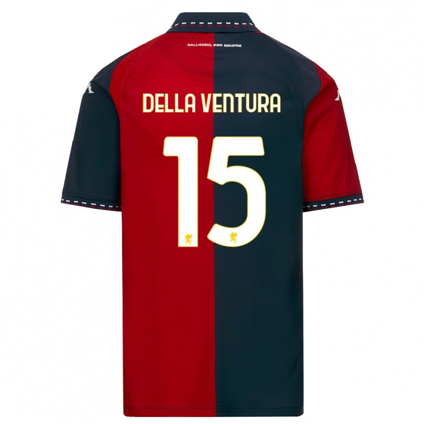 Danxen Women Lorenzo Della Ventura #15 Red Black White Home Jersey 2026/27 T-Shirt