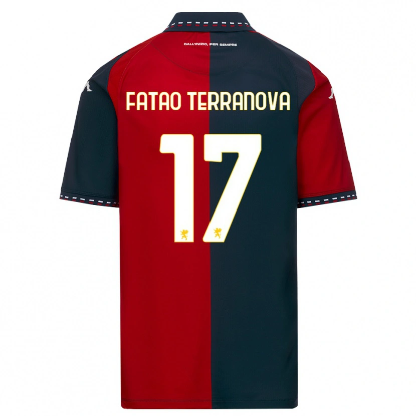 Danxen Women Emanuele Fatao Terranova #17 Red Black White Home Jersey 2026/27 T-Shirt