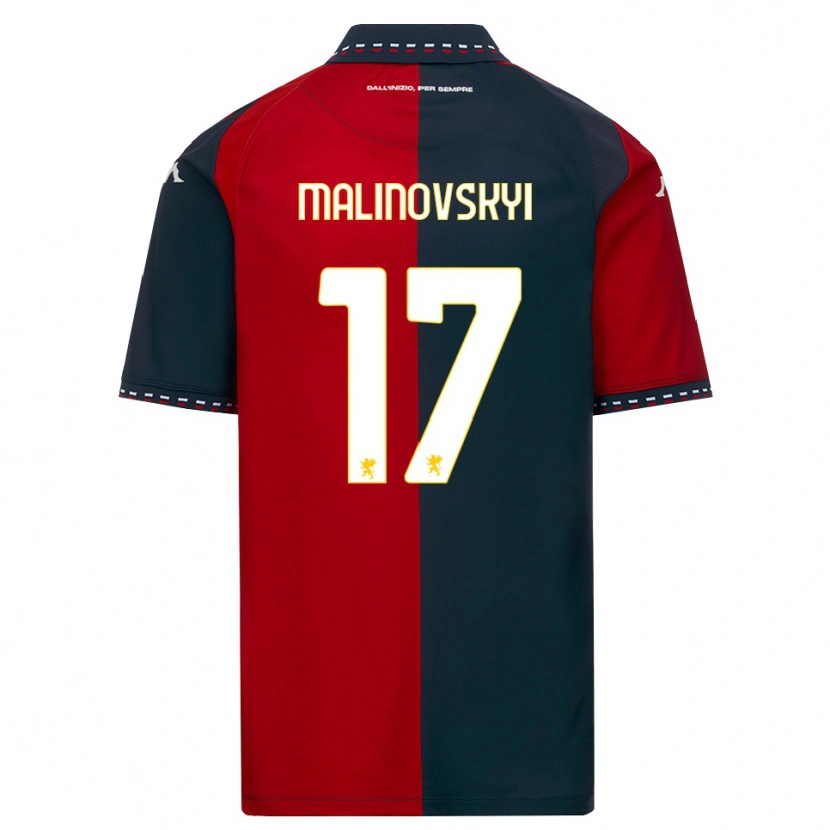 Danxen Women Ruslan Malinovskyi #17 Red Black White Home Jersey 2026/27 T-Shirt