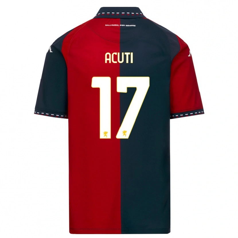 Danxen Women Arianna Acuti #17 Red Black White Home Jersey 2026/27 T-Shirt