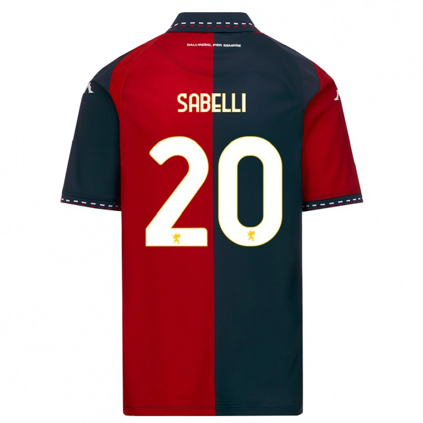 Danxen Women Stefano Sabelli #20 Red Black White Home Jersey 2026/27 T-Shirt