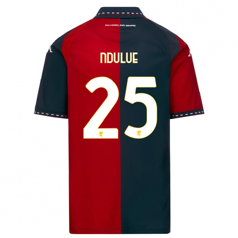 Danxen Women Daniel Ndulue #25 Red Black White Home Jersey 2026/27 T-Shirt
