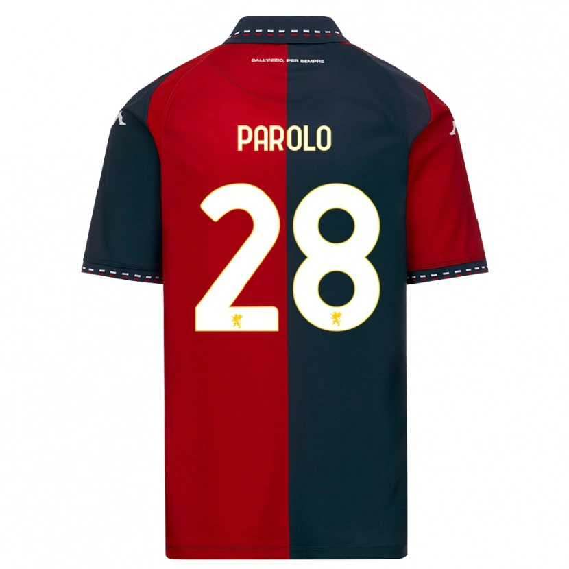 Danxen Women Lucrezia Parolo #28 Red Black White Home Jersey 2026/27 T-Shirt
