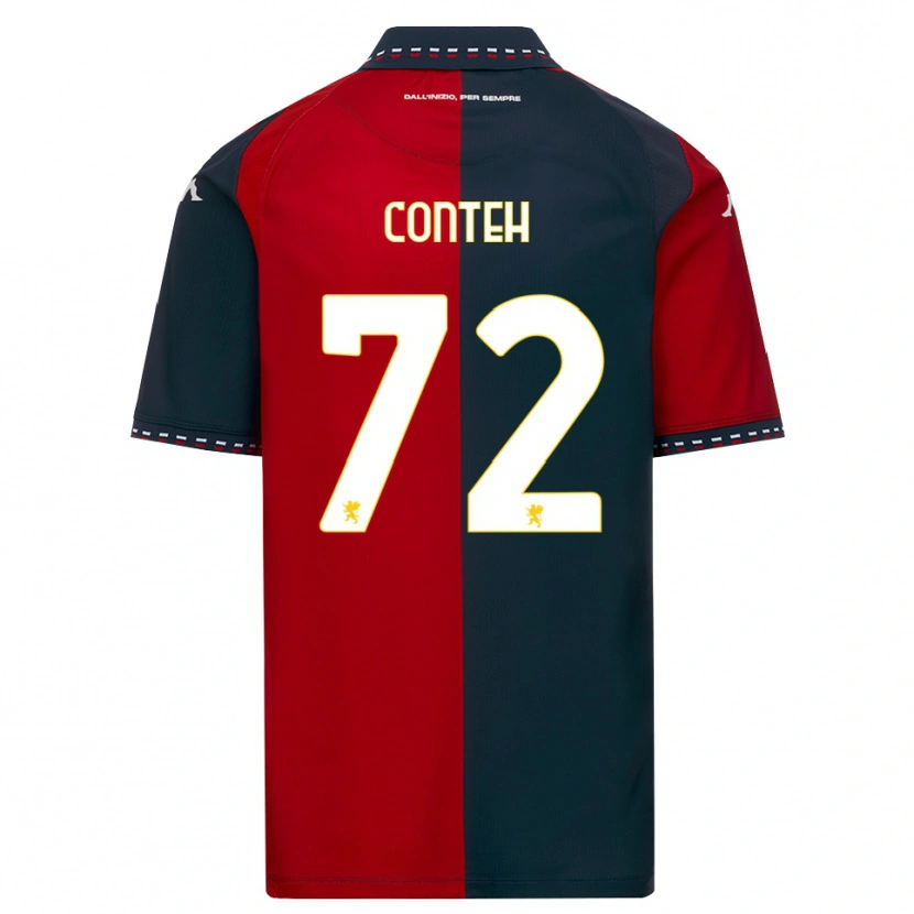 Danxen Women Seediya Conteh #72 Red Black White Home Jersey 2026/27 T-Shirt
