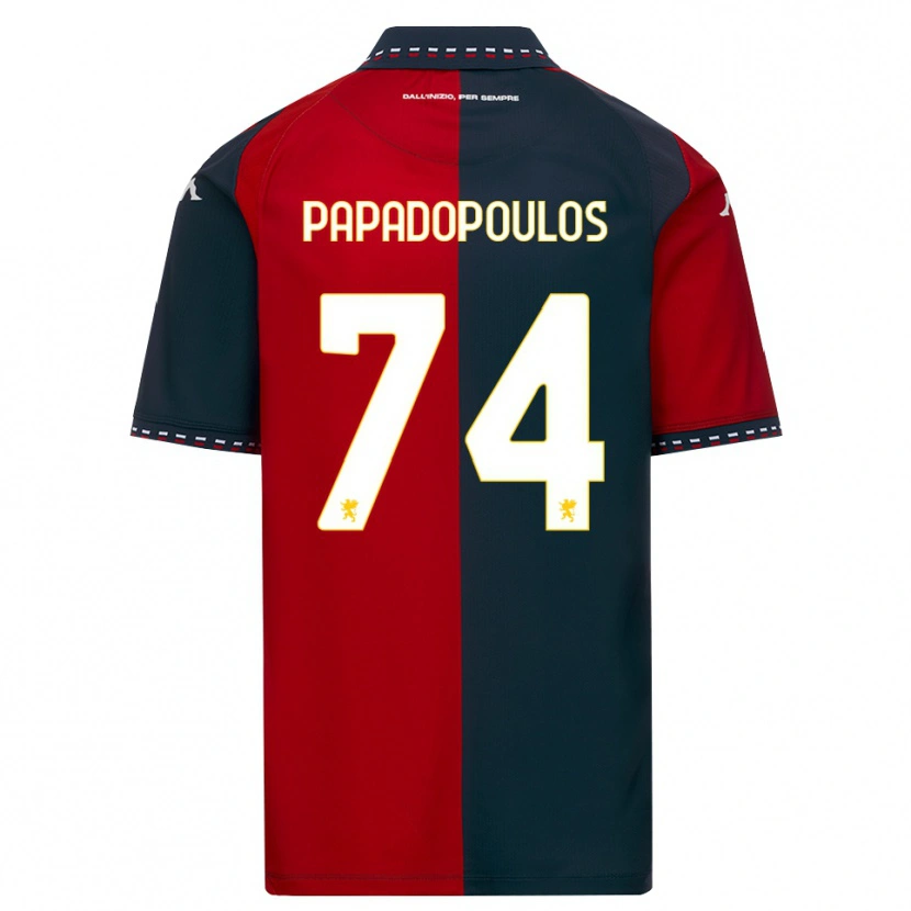 Danxen Women Christos Papadopoulos #74 Red Black White Home Jersey 2026/27 T-Shirt