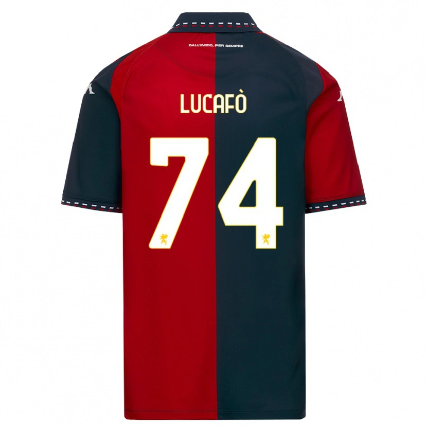 Danxen Women Sara Lucafò #74 Red Black White Home Jersey 2026/27 T-Shirt