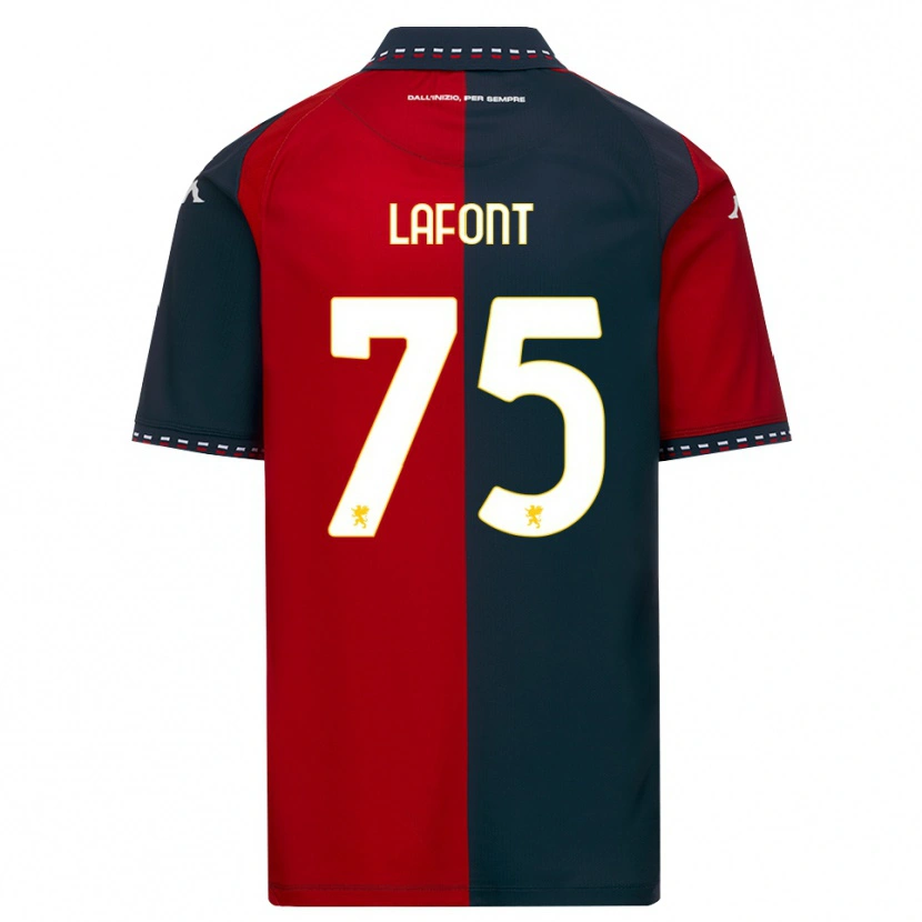 Danxen Women Gaël Lafont #75 Red Black White Home Jersey 2026/27 T-Shirt