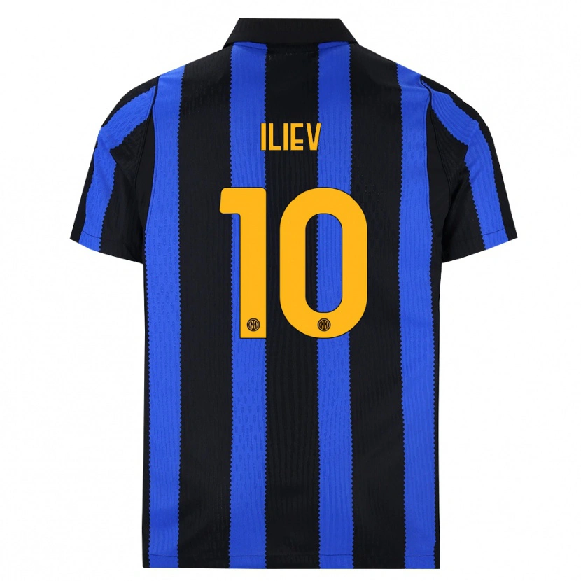 Danxen Women Nikola Iliev #10 Black Blue Yellow Home Jersey 2026/27 T-Shirt