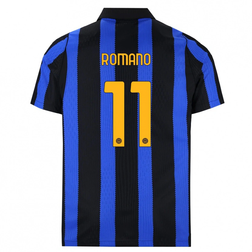 Danxen Women Thiago Romano #11 Black Blue Yellow Home Jersey 2026/27 T-Shirt
