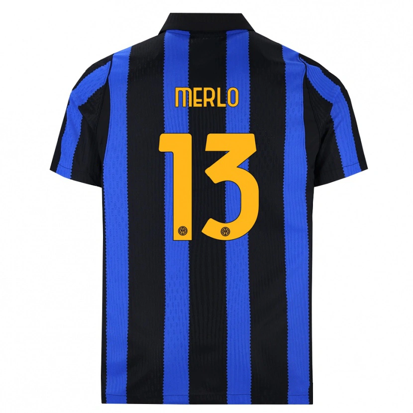 Danxen Women Beatrice Merlo #13 Black Blue Yellow Home Jersey 2026/27 T-Shirt