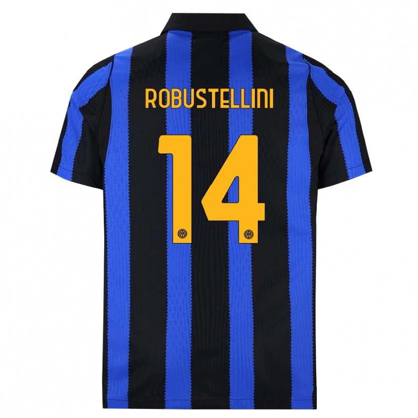 Danxen Women Chiara Robustellini #14 Black Blue Yellow Home Jersey 2026/27 T-Shirt