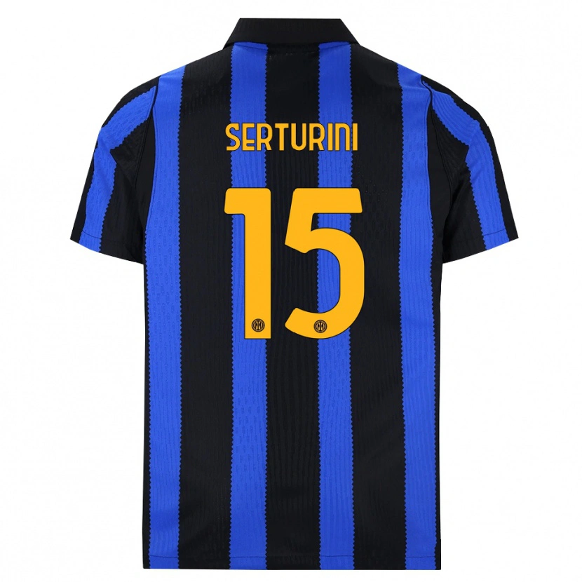 Danxen Women Annamaria Serturini #15 Black Blue Yellow Home Jersey 2026/27 T-Shirt