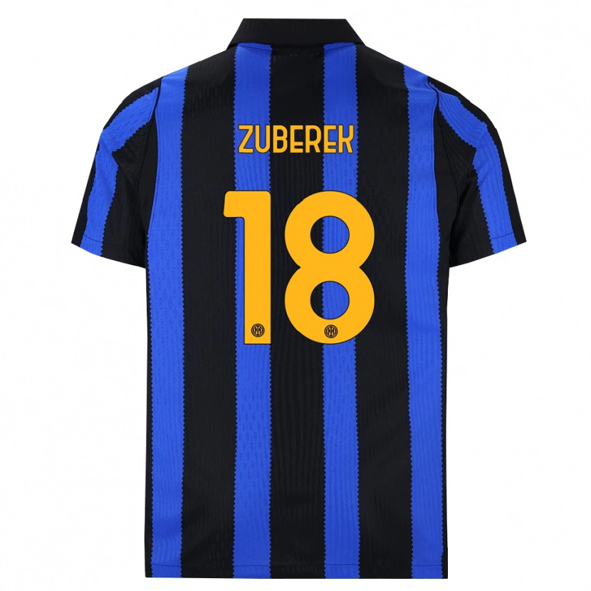 Danxen Women Jan Zuberek #18 Black Blue Yellow Home Jersey 2026/27 T-Shirt