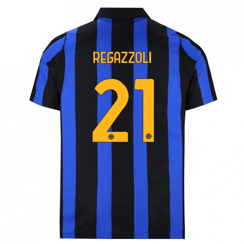 Danxen Women Alice Regazzoli #21 Black Blue Yellow Home Jersey 2026/27 T-Shirt