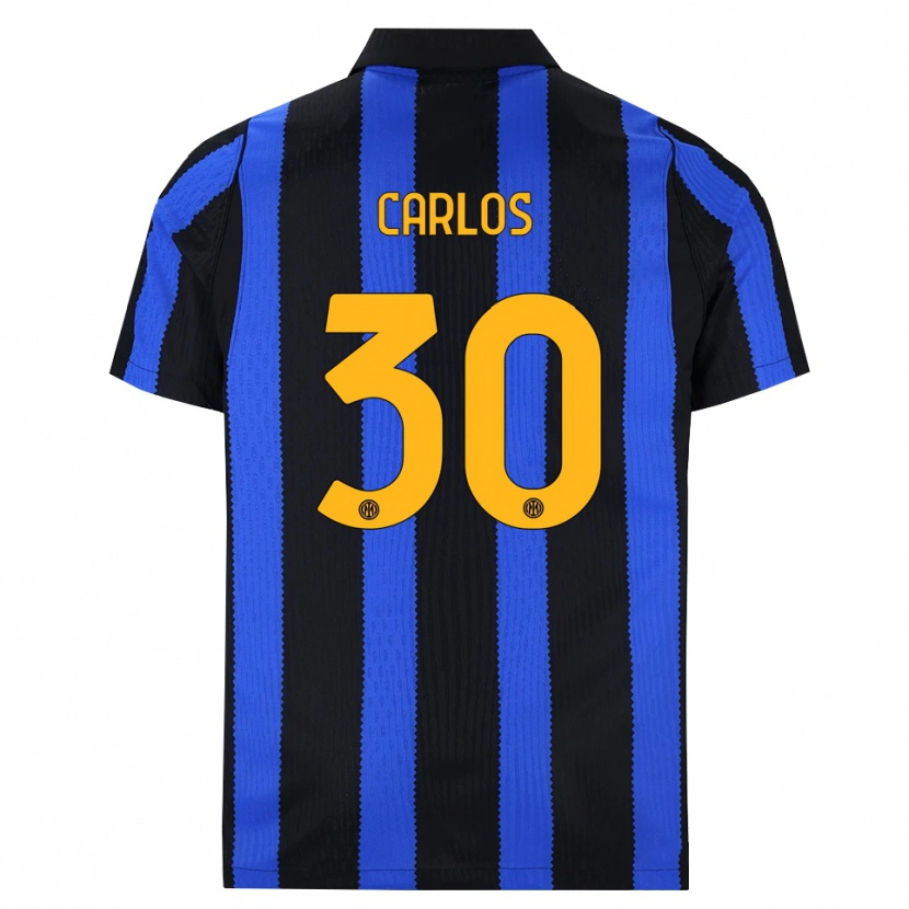 Danxen Women Carlos Augusto #30 Black Blue Yellow Home Jersey 2026/27 T-Shirt