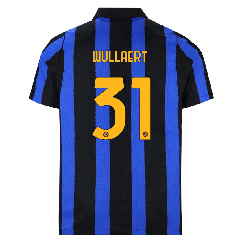 Danxen Women Tessa Wullaert #31 Black Blue Yellow Home Jersey 2026/27 T-Shirt