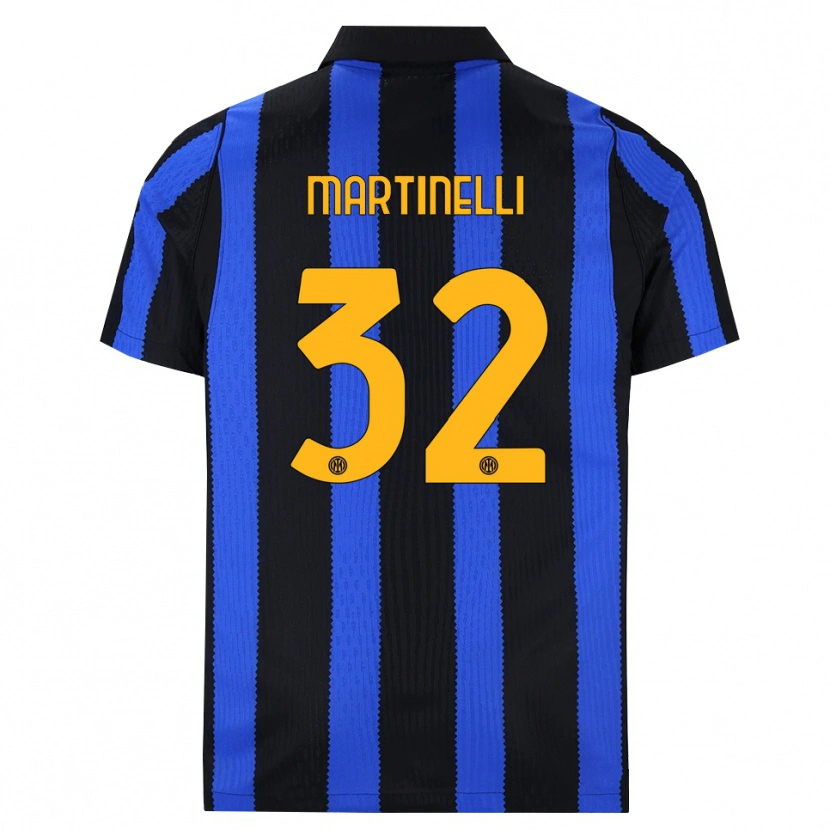 Danxen Women Matilde Martinelli #32 Black Blue Yellow Home Jersey 2026/27 T-Shirt