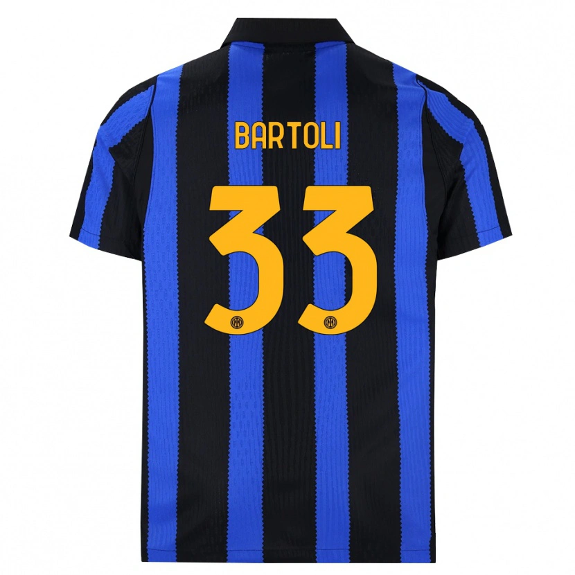 Danxen Women Elisa Bartoli #33 Black Blue Yellow Home Jersey 2026/27 T-Shirt