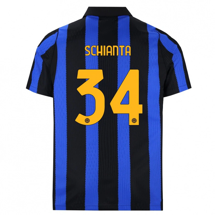 Danxen Women Valentina Schianta #34 Black Blue Yellow Home Jersey 2026/27 T-Shirt