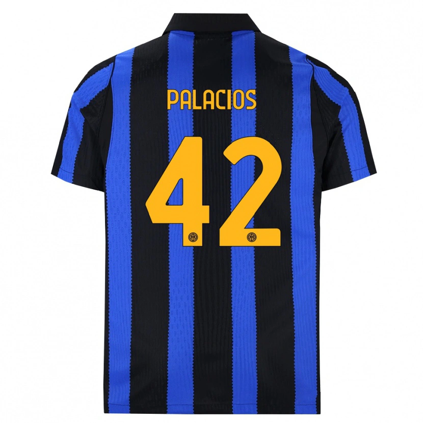 Danxen Women Tomás Palacios #42 Black Blue Yellow Home Jersey 2026/27 T-Shirt