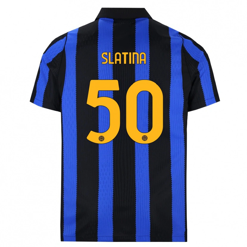 Danxen Women Duje Slatina #50 Black Blue Yellow Home Jersey 2026/27 T-Shirt