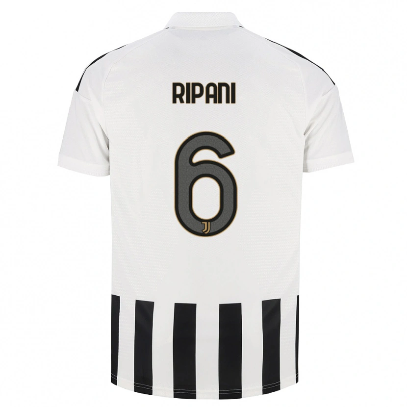 Danxen Women Diego Ripani #6 Black White Brown Home Jersey 2026/27 T-Shirt