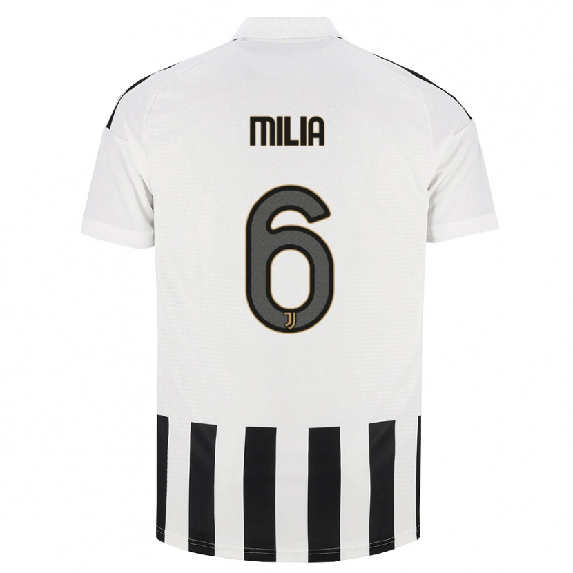 Danxen Women Nicolò Milia #6 Black White Brown Home Jersey 2026/27 T-Shirt