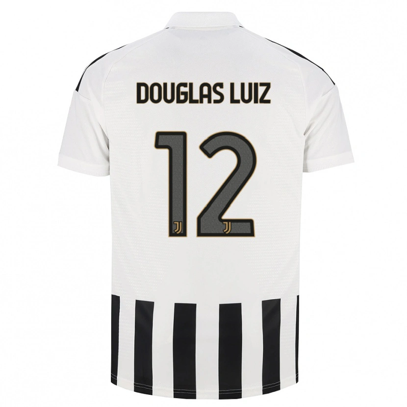 Danxen Women Douglas Luiz #12 Black White Brown Home Jersey 2026/27 T-Shirt