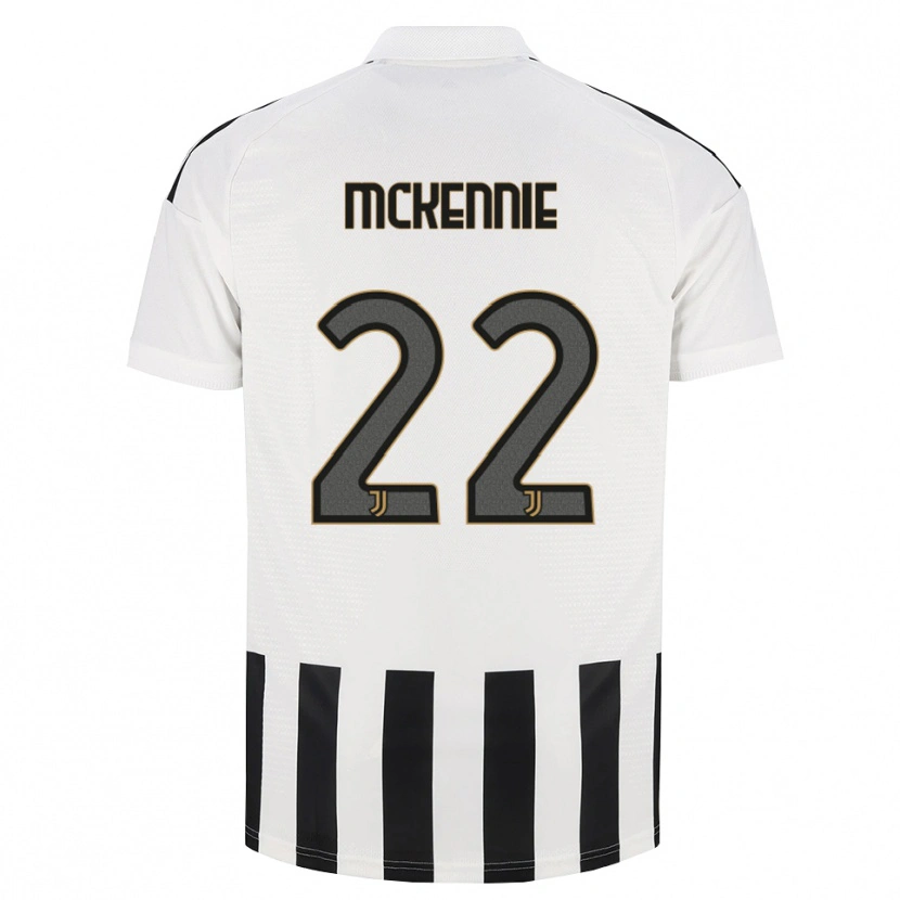 Danxen Women Weston Mckennie #22 Black White Brown Home Jersey 2026/27 T-Shirt