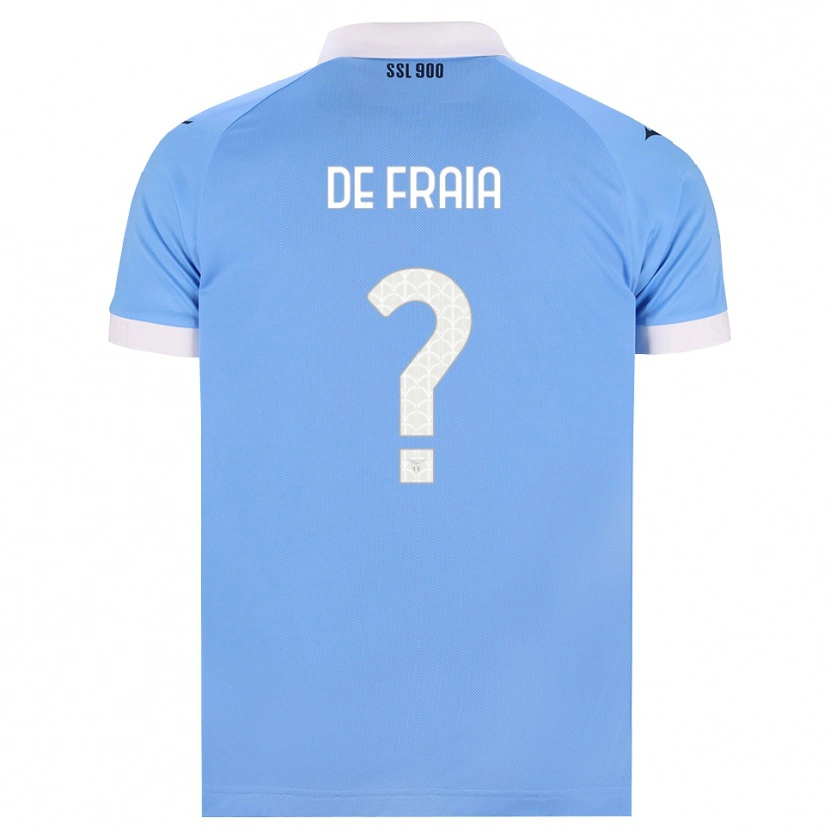Danxen Women Davide De Fraia #0 Sky Blue Black White Home Jersey 2026/27 T-Shirt