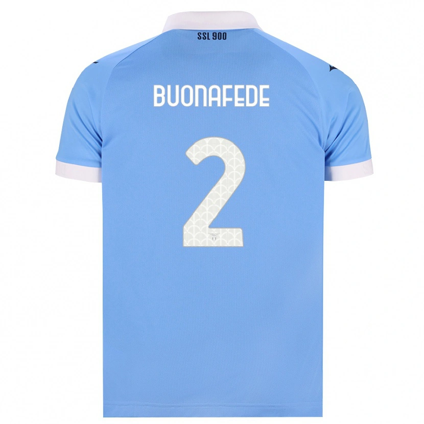 Danxen Women Tommaso Buonafede #2 Sky Blue Black White Home Jersey 2026/27 T-Shirt