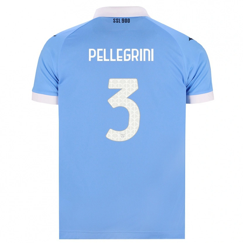 Danxen Women Luca Pellegrini #3 Sky Blue Black White Home Jersey 2026/27 T-Shirt