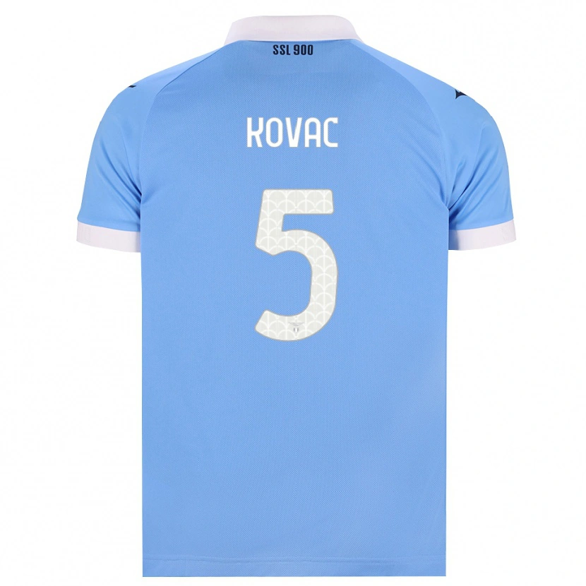 Danxen Women Blaz Kovac #5 Sky Blue Black White Home Jersey 2026/27 T-Shirt