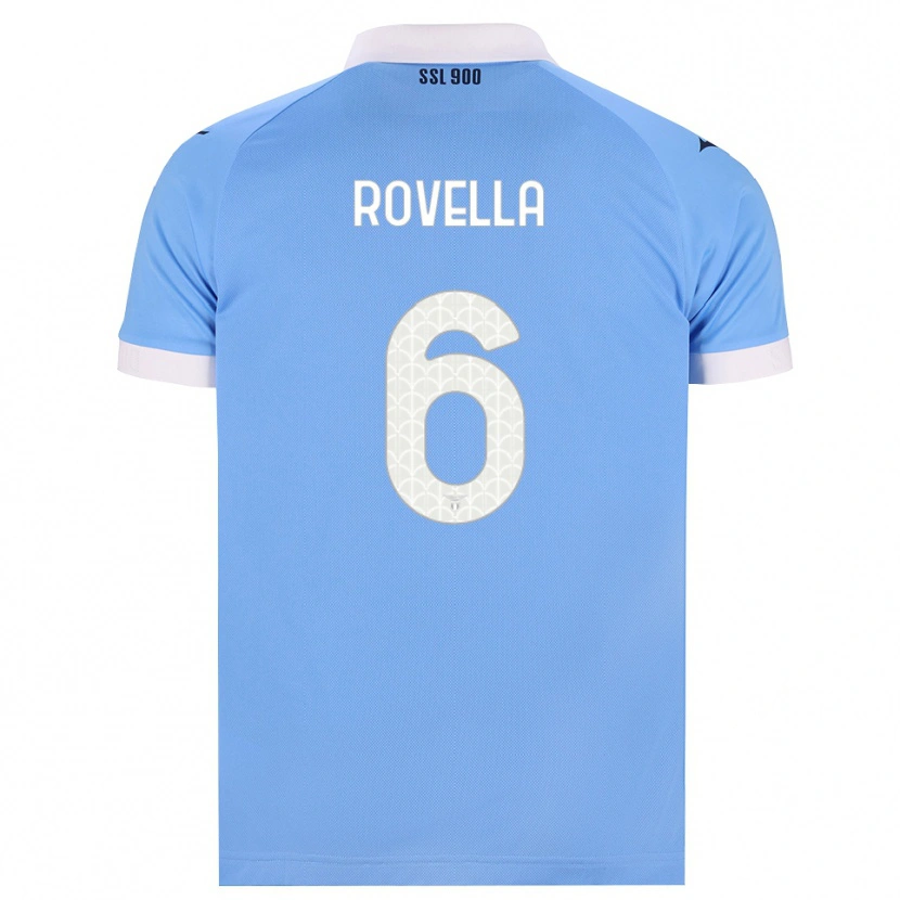 Danxen Women Nicolò Rovella #6 Sky Blue Black White Home Jersey 2026/27 T-Shirt
