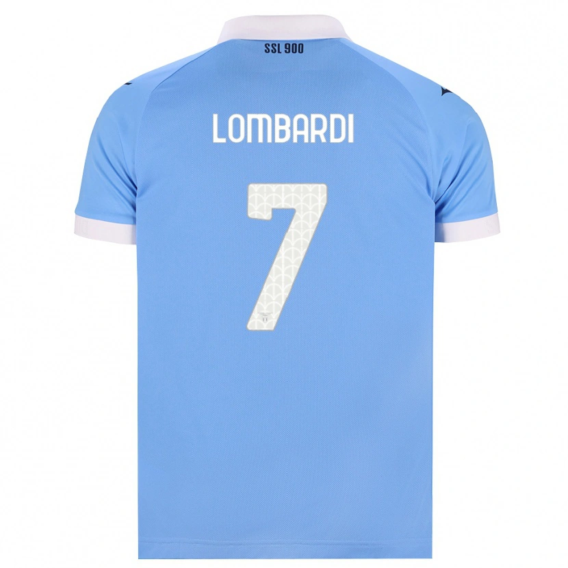 Danxen Women Pierlorenzo Lombardi #7 Sky Blue Black White Home Jersey 2026/27 T-Shirt