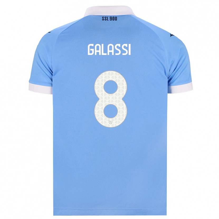 Danxen Women Bruno Galassi #8 Sky Blue Black White Home Jersey 2026/27 T-Shirt