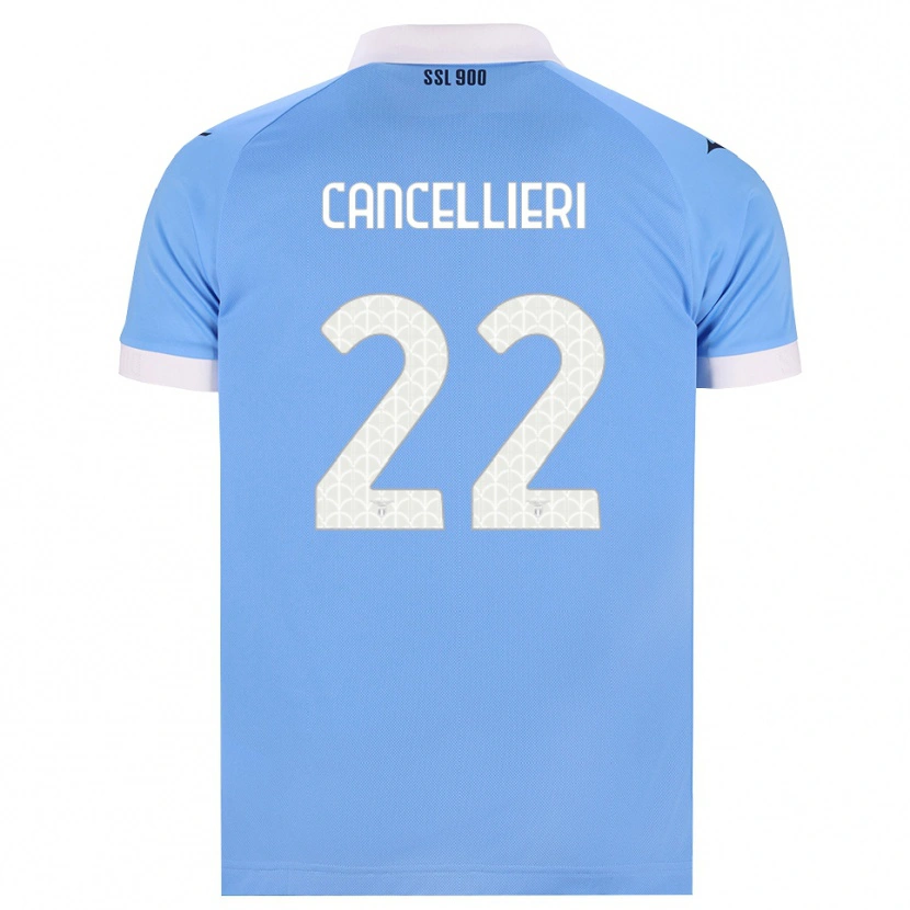 Danxen Women Matteo Cancellieri #22 Sky Blue Black White Home Jersey 2026/27 T-Shirt