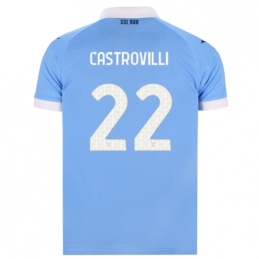 Danxen Women Gaetano Castrovilli #22 Sky Blue Black White Home Jersey 2026/27 T-Shirt